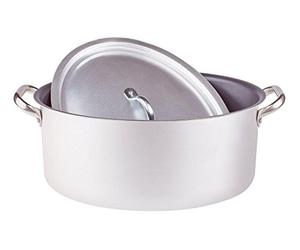 Pentole Agnelli COCU104M07 Casseruolino a Servire in Rame Stagnato, con Manico in Acciaio Inossidabile