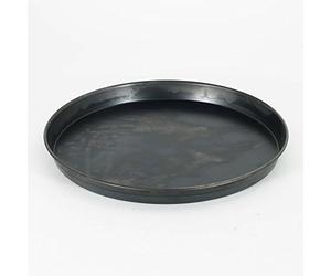 Pentole Agnelli COFE43B24 Lamiera Blu Tortiera Tonda per Pizza, 24 cm