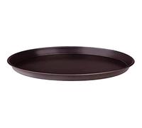 Pentole Agnelli COFE43B40 - Tortiera Tonda In Lamiera Blu Per Pizze , Nero, 40 x 40 x 2.5 cm, 1 Pezzo
