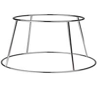 Pentole Agnelli Supporto vassoio COIX158B Acciaio cromato Argento per 2 vassoi 20 cm