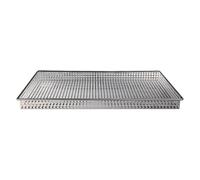 Pentole Agnelli COIX182P-1/1 Teglia Gastronorm 1/1 per Frittura, Alluminio, Argento, 53.5 x 32.5 x 4 cm
