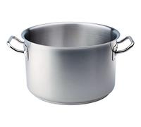 Pentole Agnelli Linea Acciaio Inox 18-10 Casseruola Alta 2 manici cm 36