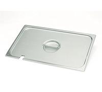 Pentole Agnelli COIXGNLN16000 Coperchio Incavato Gastronorm 1/6, Acciaio Inossidabile, Argento, 17.60 x 16.2cm