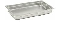 Pentole Agnelli COIXGNP11065 Bacinella Gastronorm 1/1, Acciaio Inossidabile, Argento, 53 x 32.5 x 6.5 cm