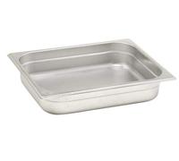 Pentole Agnelli COIXGNP23020 Bacinella Gastronorm 2/3, Acciaio Inossidabile, Argento, 35.4 x 32.5 x 2 cm