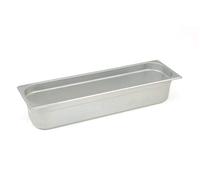 Pentole Agnelli COIXGNP24150 Bacinella Gastronorm 2/4, Acciaio Inossidabile, Argento, 16.2 x 53 x 15 cm