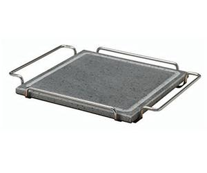 Pentole Agnelli COLA100/S Pietra Quadrata con Supporto acciaio inossidabile, 18/10, 25 x 25 cm