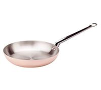 Pentole Agnelli COTE111CIT24 Padella con Un Manico, Acciaio Inossidabile, Fondo Induzione, Diametro 24 cm