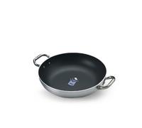 Pentole Agnelli FAMA10SEL32 Select Tegame in Alluminio, 2 Manici in Acciaio Inossidabile, 32 cm, Argento