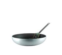 Pentole Agnelli FAMA11BSEL36 Select Padella Svasata Alta in Alluminio, con Manico in Acciaio Inossidabile, Argento, 36 cm