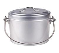 Pentole Agnelli Bollitore latte pentolino con coperchio in alluminio, ø 14 cm Bollitore Latte Pentolino con Coperchio in Alluminio, Ø 14 cm