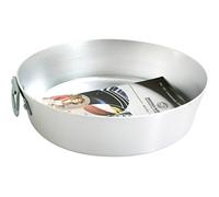 Pentole Agnelli Family Cooking Alluminio Tortiera Conica con Anello, Argento, 20 cm