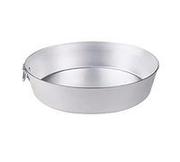 Pentole Agnelli Family Cooking Alluminio Tortiera Conica con Anello, Argento, 26 cm