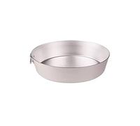 Pentole Agnelli Family Cooking Alluminio Tortiera Conica con Anello, Argento, 30 cm