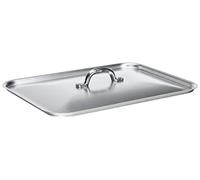 Agnelli Coperchio Rettangolare Per Rostiera Alluminio 32cm 83b32-Agn