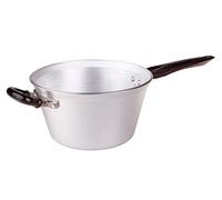 Pentole Agnelli FAMR65B28 Paiolo con Maniglia e Manico, Alluminio, Argento, 28 cm