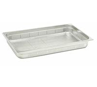 Pentole Agnelli GPP11065 Gastro Norm Pan Starter Vassoio, Acciaio Inossidabile, Argento, 53x32,5x6,5 cm
