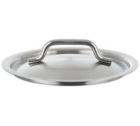 Pentole Agnelli Inox Coperchio con Ponticello, Argento, 16 cm