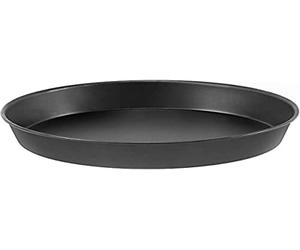 Pentole Agnelli Lamiera Blu Tortiera Tonda per Pizze , Nero, 40 cm