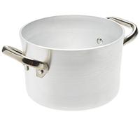 Pentole Agnelli Linea Alluminio 3mm Casseruola Altissima con 2 Manici, 16 cm