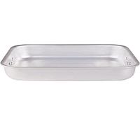 Pentole Agnelli Linea Alluminio Professionale Rostiera Rettangolare, Argento, 40 x 28 cm