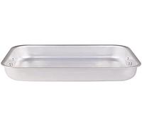 Pentole Agnelli Linea Alluminio Professionale Rostiera Rettangolare, Argento, 45 x 30 cm