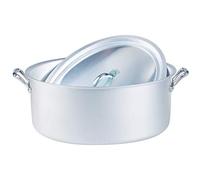 Casseruola Ovale In Alluminio Family Con Coperchio Cm32 Agnelli
