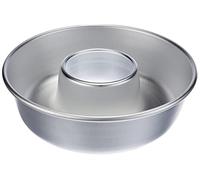 Pentole Agnelli Linea Pasticceria e Cake Design Ciambella Con Tubo, Argento, 26 cm