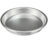 Pentole Agnelli Linea Pasticceria e Pizza Tortiera Conica in Alluminio con Orlo (H 3 cm), Argento, 18 cm