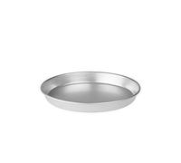 Pentole Agnelli Tortiera conica in alluminio bassa con orlo ø 20 cm H 3 cm Argento
