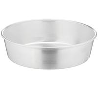 Pentole Agnelli Linea Pasticceria e Pizza Tortiera Conica in Alluminio con Orlo (H 6 cm), Argento, 22 cm