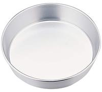 Pentole Agnelli Linea Pasticceria e Pizza Tortiera Conica in Alluminio con Orlo (H 6 cm), Argento, 24 cm