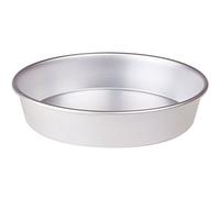 Pentole Agnelli Linea Pasticceria e Pizza Tortiera Conica in Alluminio con Orlo (H 6 cm), Argento, 26 cm