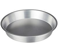 Pentole Agnelli Linea Pasticceria e Pizza Tortiera Conica in Alluminio con Orlo (H 6 cm), Argento, 34 cm