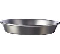 Pentole Agnelli Linea Pasticceria e Pizza Tortiera Conica in Alluminio con Orlo (H 6 cm), Argento, 36 cm