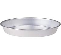 Pentole Agnelli Linea Pasticceria e Pizza Tortiera Conica in Alluminio con Orlo (H 6 cm), Argento, 40 cm