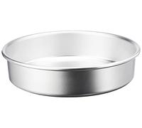 Pentole Agnelli Linea Pasticceria e Pizza Tortiera Conica in Alluminio con Orlo (H 8 Cm), Argento, 40 cm