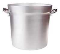 Pentole Agnelli Pentola Linea Salsa Pomodoro Tipo Nord Alluminio 40 cm Due Manici Argento