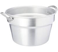 Pentole Agnelli Linea Salsa Pomodoro in Alluminio Pentola Tipo Sud, Argento, 36 cm