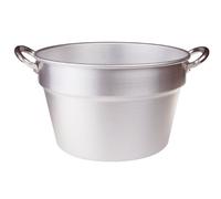 Pentole Agnelli Linea Salsa Pomodoro in Alluminio Pentola Tipo Sud, Argento, 46 cm