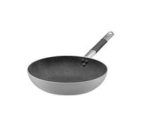 Pentole Agnelli, Padella svasata alta in alluminio antiaderente Shark Skin, 1 manico, 24 cm, ALSC111BGC24 - alluminio ALSC111BGC24