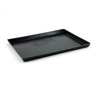 Pentole Agnelli Teglia rettangolare Pasticceria e Pizza, lamiera blu 45 x 35 cm