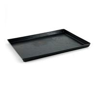 Pentole Agnelli Pasticceria e Pizza Teglia Rettangolare in Lamiera Blu, Blu, 45 x 35 cm