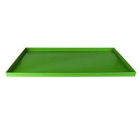 Pentole Agnelli Pasticceria e Pizza Teglia Rettangolare in Lega Microforata, Foro 2 mm Antiaderente, Rivestimento per Panificatori con Bordi Dritti, Alluminio, 80 x 60 x 2 cm