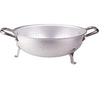 Pentole Agnelli PCMX01520 Colapasta a 3 Piedi Alluminio con 2 Maniglie Inox, 20 cm