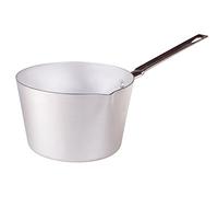 Pentole Agnelli Casseruola conica PCMX0918 Alluminio con manico Inox 18 cm