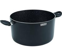 Pentole Agnelli Pentola Casseruola Antiaderente Eco Alta Diametro 20 cm in Alluminio colore Nero - ECO Alta