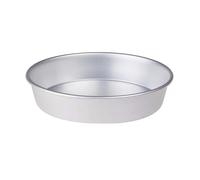 Pentole Agnelli Linea Pasticceria e Pizza Tortiera Conica in Alluminio con Orlo (H 6 cm), Argento, 26 cm