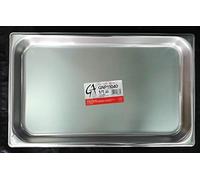 Pentole Agnelli Vassoio Gastronorm GNP11020 1/1, acciaio inossidabile