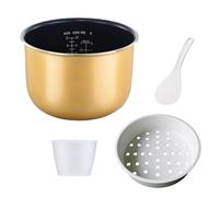 Pentole antiaderenti multi formato 3L 4L 5L ciotola interna intercambiabile distribuzione del calore Rivestimento per uso alimentare Pentole da cucina antiaderenti Fornello di riso elettrico